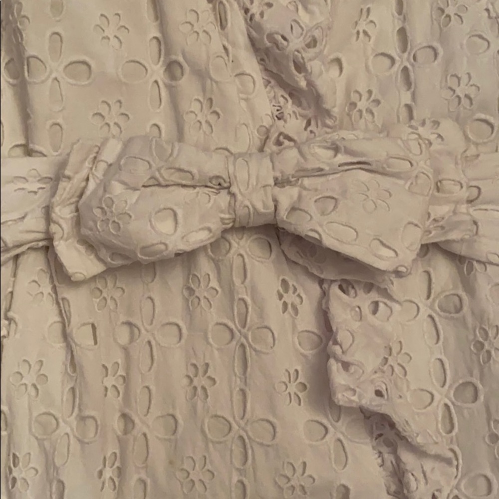 Milly - Miller Wrap Bow Dress - White - Size 6 - Picture 3 of 5
